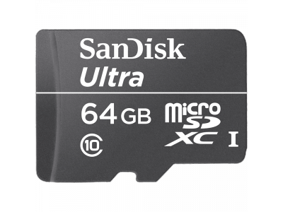 Micro SDHC 64Go SanDisk Ultra UHS-I Class 10